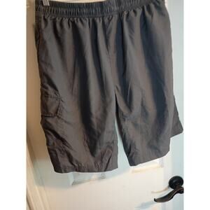 Baleaf Cycling Shorts Gray Sz L Padded Elastic Waist Drawstring